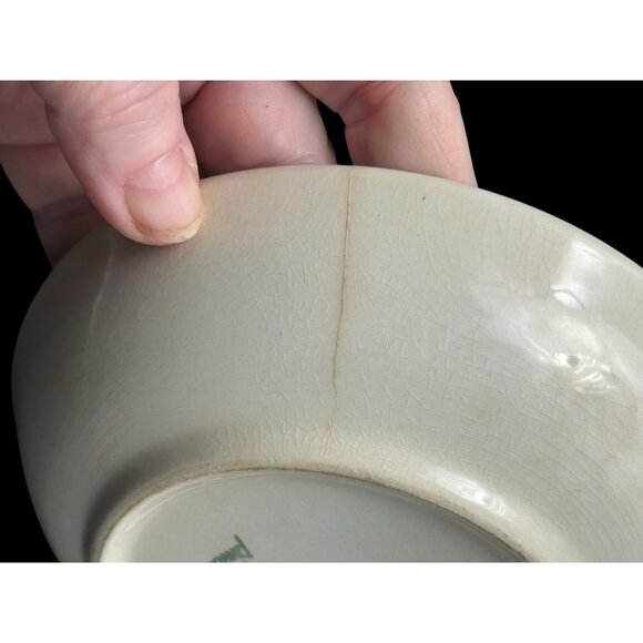 Anfora Puebla Blue 6" Sauce Bowls Hand Painted Mexico Collect Early Vintage Bird - Picture 7 of 8